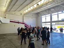 Primeira visita ao local
