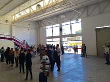 Primeira visita ao local