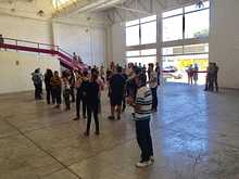Primeira visita ao local